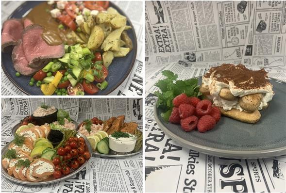 Byg selv menu: 20+ personer